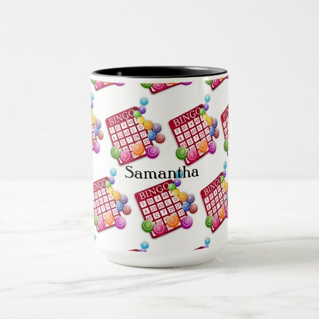 Caneca Bingo Personalizado Mug (Centro)
