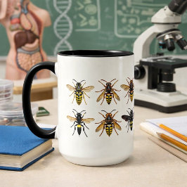 Caneca Biologia das Vespas Picadoras