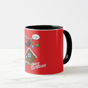 Caneca Bird House Feliz Natal