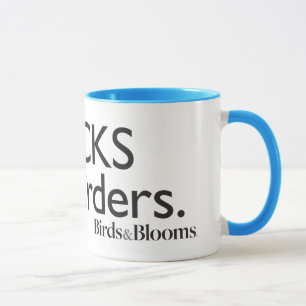 Caneca Birders do amor dos pintinhos