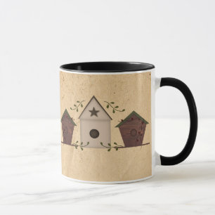 Caneca Birdhouses primitivas