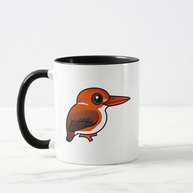 Caneca Birdorable Madagascar Pygmy Kingfisher (Esquerda)