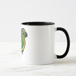 Caneca Birdorable Pêssego-fronteou o Parakeet