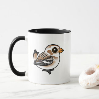 Caneca Birdorable Snow Bunting