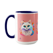 Birma Katze - Farbige Illustration