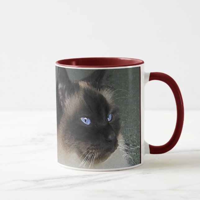 Caneca Birman Ragdoll Cat e citação do Gatinho (Direita)