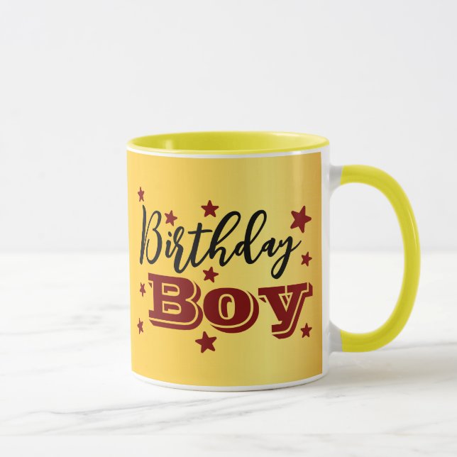 Caneca Birthday Boy Combo Mug para celebrações especiais (Direita)