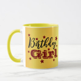 Caneca Birthday Girl Combo Mug para celebrações especiais