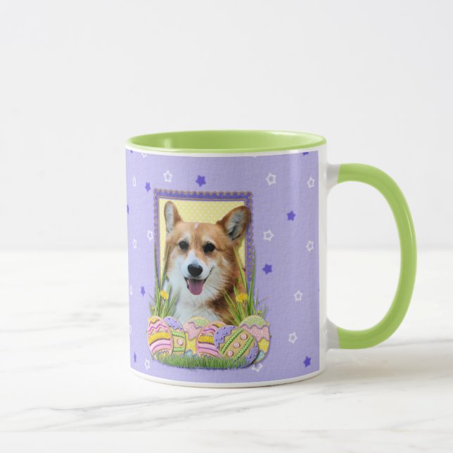 Caneca Biscoitos do ovo da páscoa - Corgi (Direita)