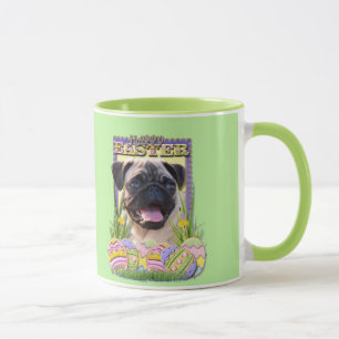 Caneca Biscoitos do ovo da páscoa - Pug