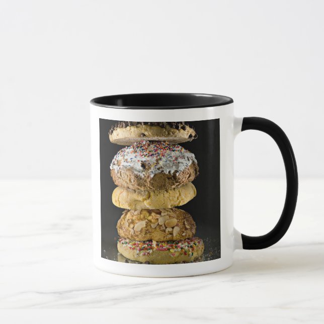 Caneca Biscoitos em uma pilha (Direita)