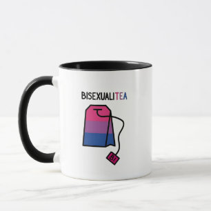 Caneca BisexualiTEA Bandeira do Orgulho Bi Tea Bissexual