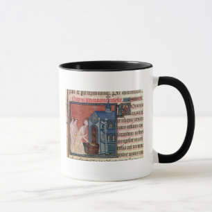 Caneca Bishop Consecrating uma igreja