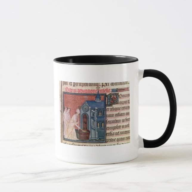 Caneca Bishop Consecrating uma igreja (Direita)