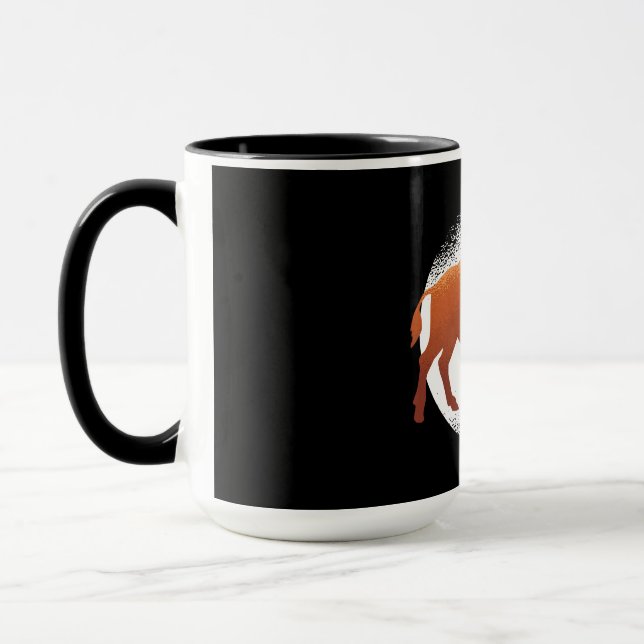 Caneca Bison - Buffalo Americano - Mamífero Nacional (Esquerda)