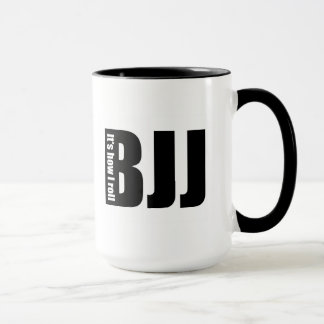 Caneca BJJ - É como eu rolo, agride