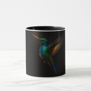 Caneca Black 4 Luxe Combo com Beija-flor em Voo
