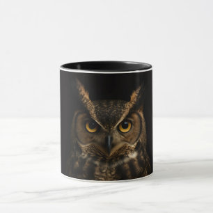 Caneca Black 4 Luxe Combo com Coruja Golden Eye