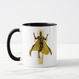 Caneca Black Adam   Gráfico de Caracteres de Destino Médi