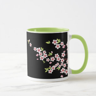 Caneca Black and Green Chersom Sakura
