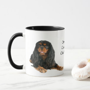 Caneca Black and Tan Cavalier King Charles Spaniel Dog