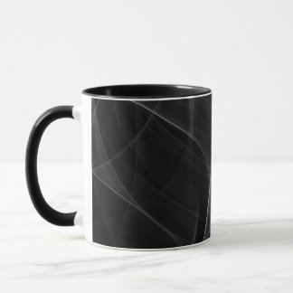 CANECA BLACK BACKGROUND AND DELICATE LIGHT BRUSHSTROKES
