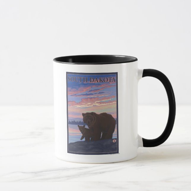 Caneca Black Bear e CubSouth Dakota (Direita)