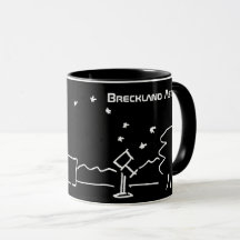 Black Breckland Astro Mug (com texto)