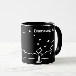 Caneca Black Breckland Astro Mug (com texto)