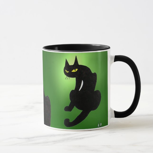 Caneca BLACK CAT NINJA Green (Direita)