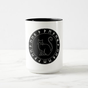 Caneca Black Cat Speleen Halloween