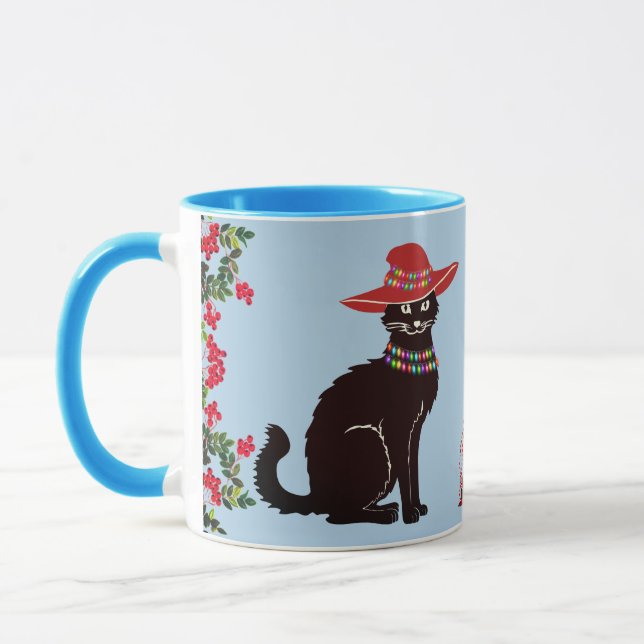 Caneca Black Cat X-mas (Esquerda)