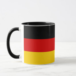 Caneca Black Combo Mug com bandeira da Alemanha