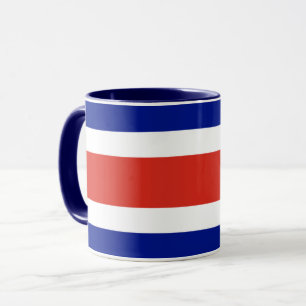 Caneca Black Combo Mug com bandeira da Costa Rica