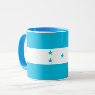 Caneca Black Combo Mug com bandeira de Honduras
