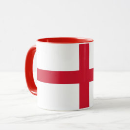 Caneca Black Combo Mug com bandeira de Inglaterra, Reino 