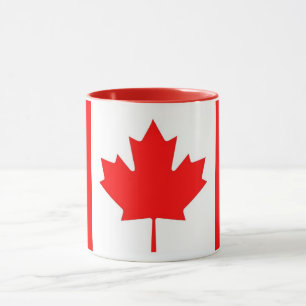 Caneca Black Combo Mug com bandeira do Canadá