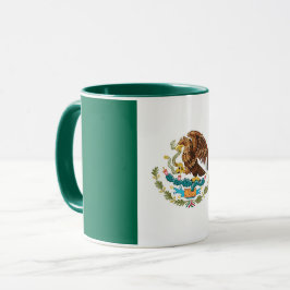 Caneca Black Combo Mug com bandeira do México