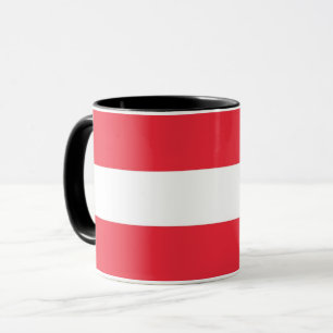 Caneca Black Combo Mug com pavilhão da Áustria