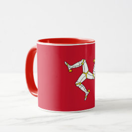 Caneca Black Combo Mug with Isle Of Man flag, Reino Unido
