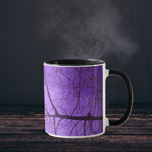 Caneca Black Crown Purple Sky