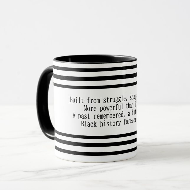 Caneca Black History Month Poem Mug (Frente Esquerda)
