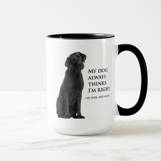 Caneca Black Lab v. Wife Mug (Direita)