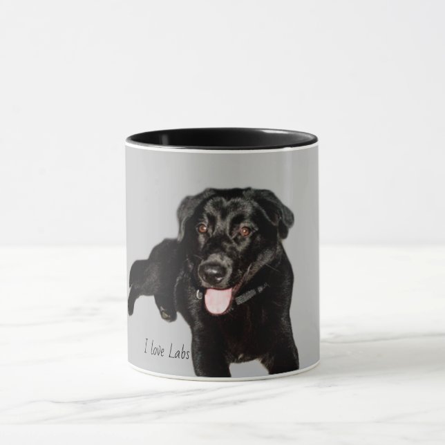 Caneca Black Labrador Retriever Puppy (Centro)
