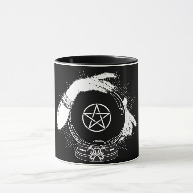 Caneca Black Mystic Fortune Teller Mystical Crystal Ball (Centro)