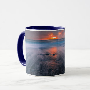 Caneca Black Sand Beach Island Island Sunset