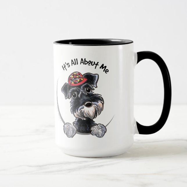Caneca Black Silver Schnauzer IAAM (Direita)