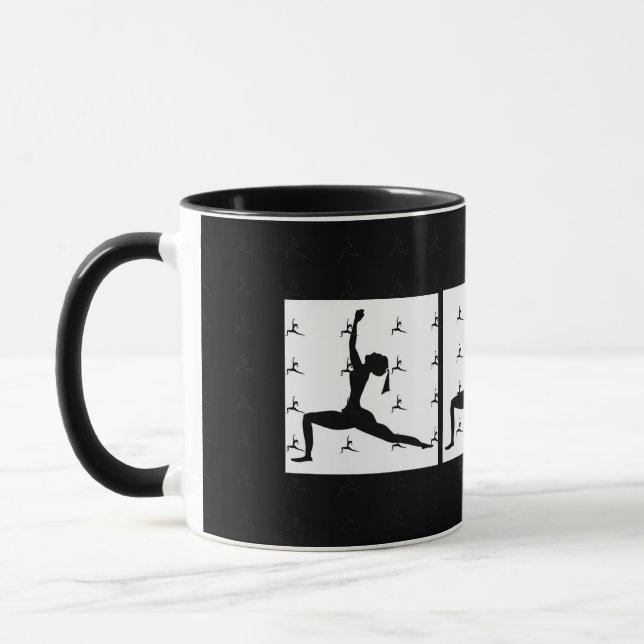 Caneca Black / White - Diversão Yoga Designa Combo Coffee (Esquerda)