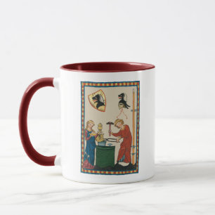 Caneca Blacksmith Forging Helmet Medieval Art