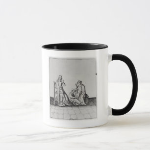 Caneca Blanche de Castille Rainha de France e ela